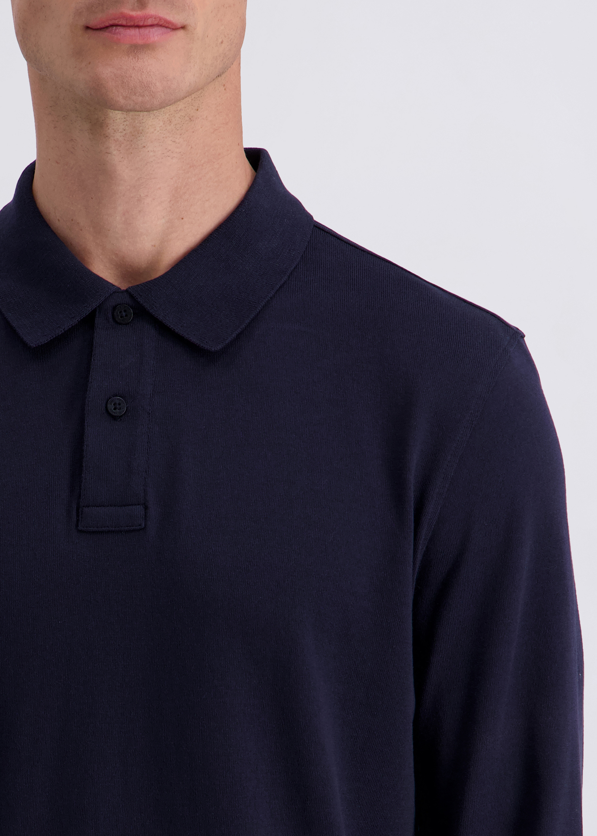 Casual Polo-Langarmshirt, Salute Detailansicht 2