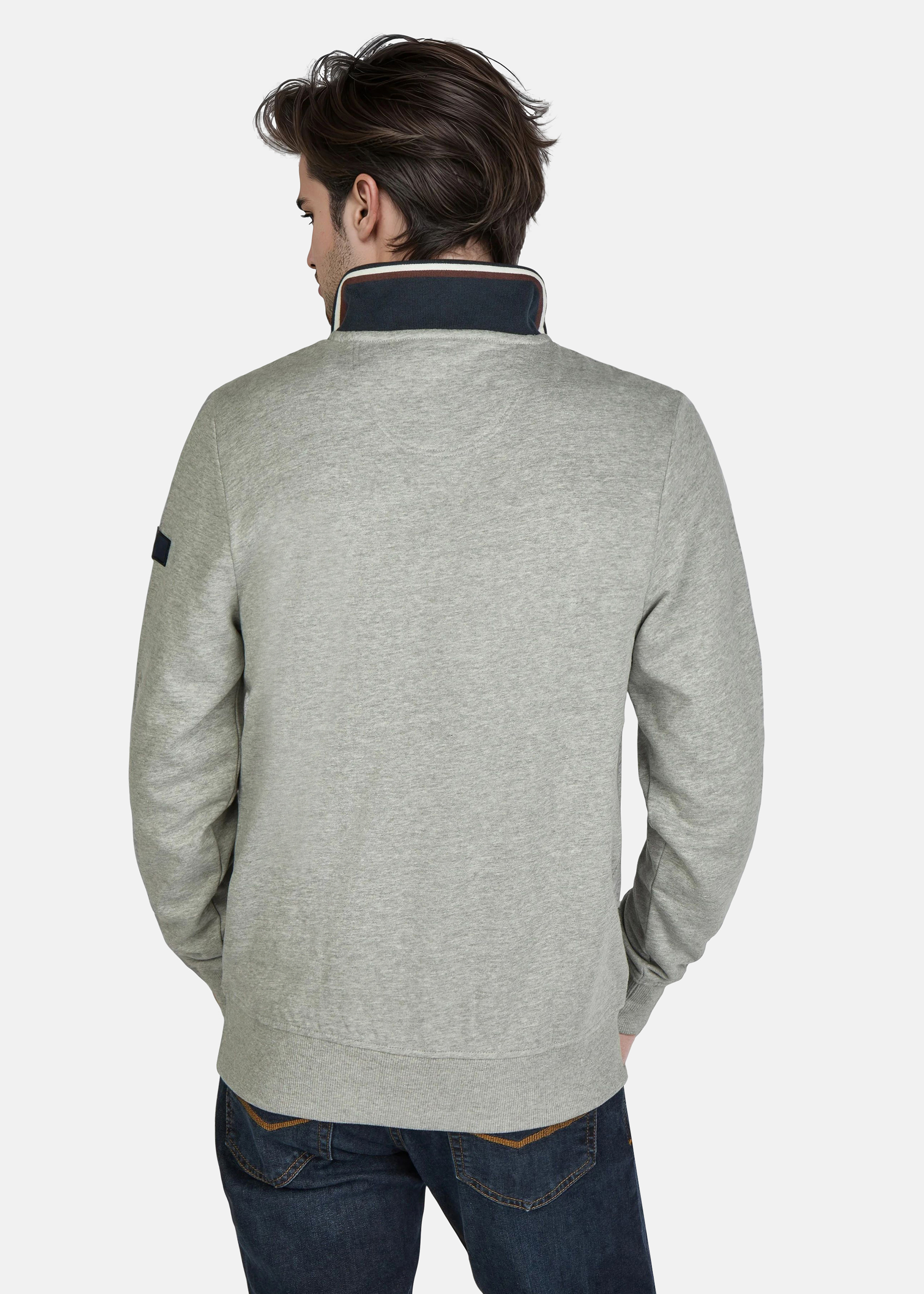 Klassisches Komfort-Sweatshirt, Mirage Gray Detailansicht 1