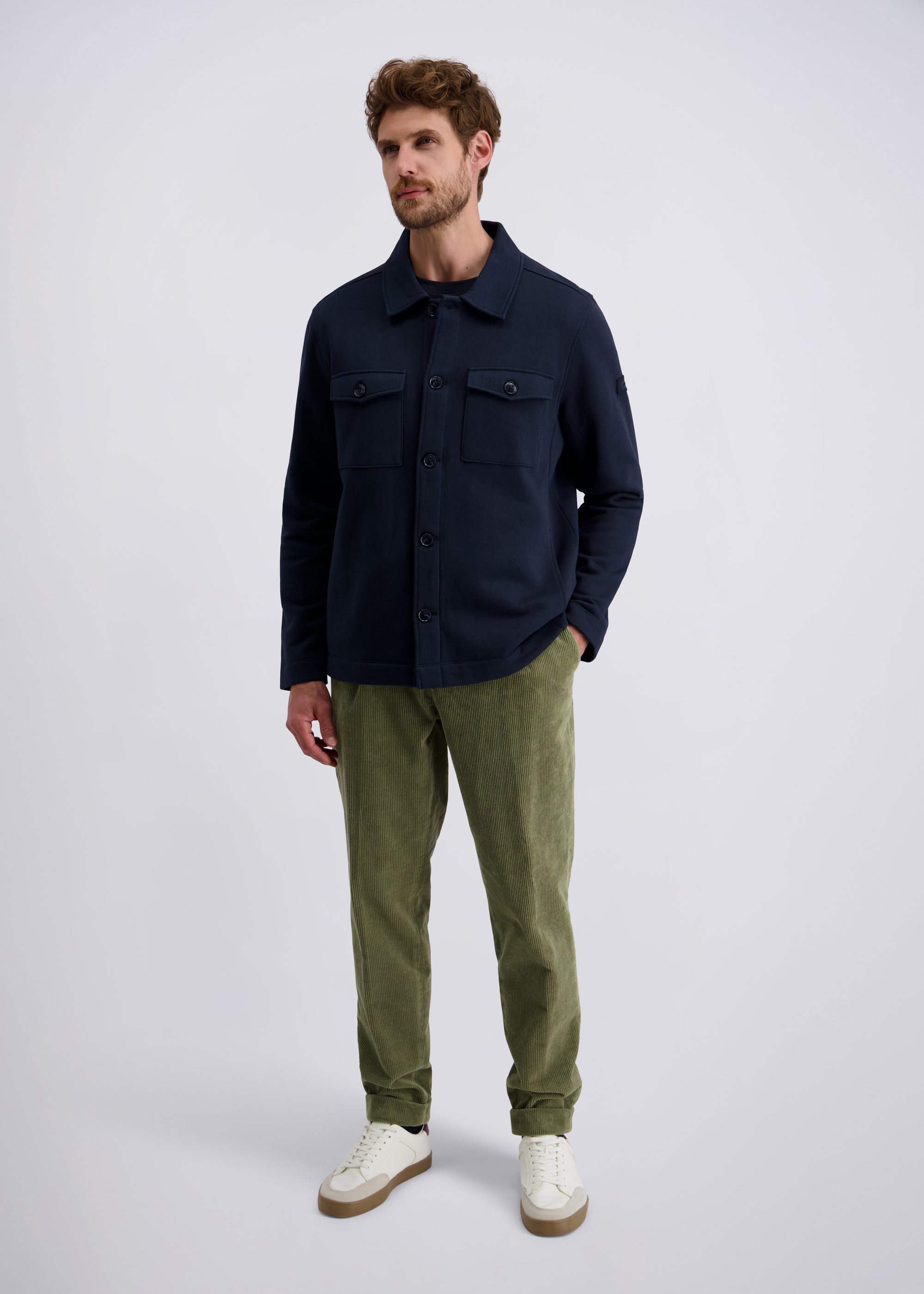 Raffinierte Jacke mit Polo-Kragen, Salute Rückansicht