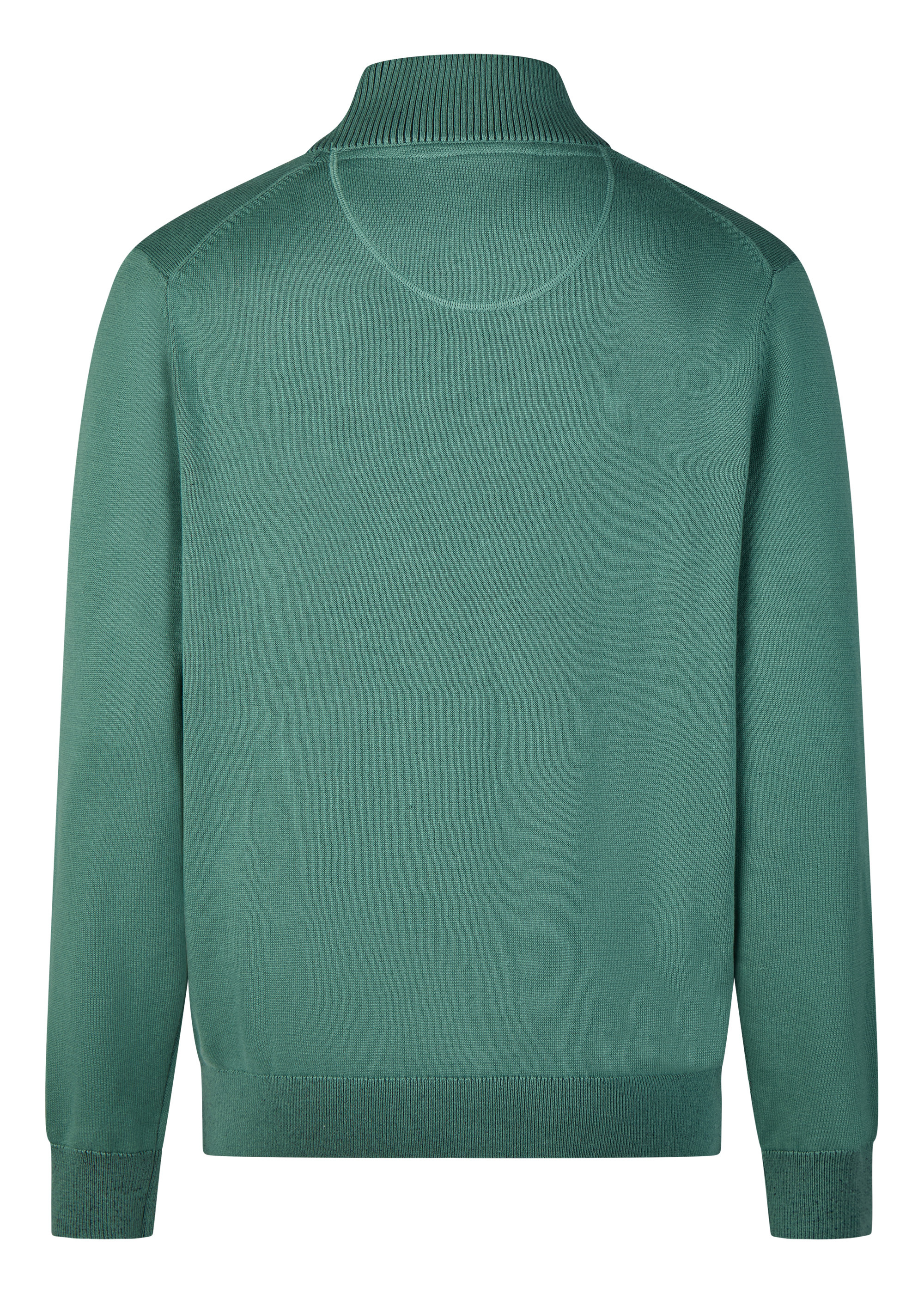 Freizeitstrickpullover mit Reißverschluss, Sagebrush Green Detailansicht 1