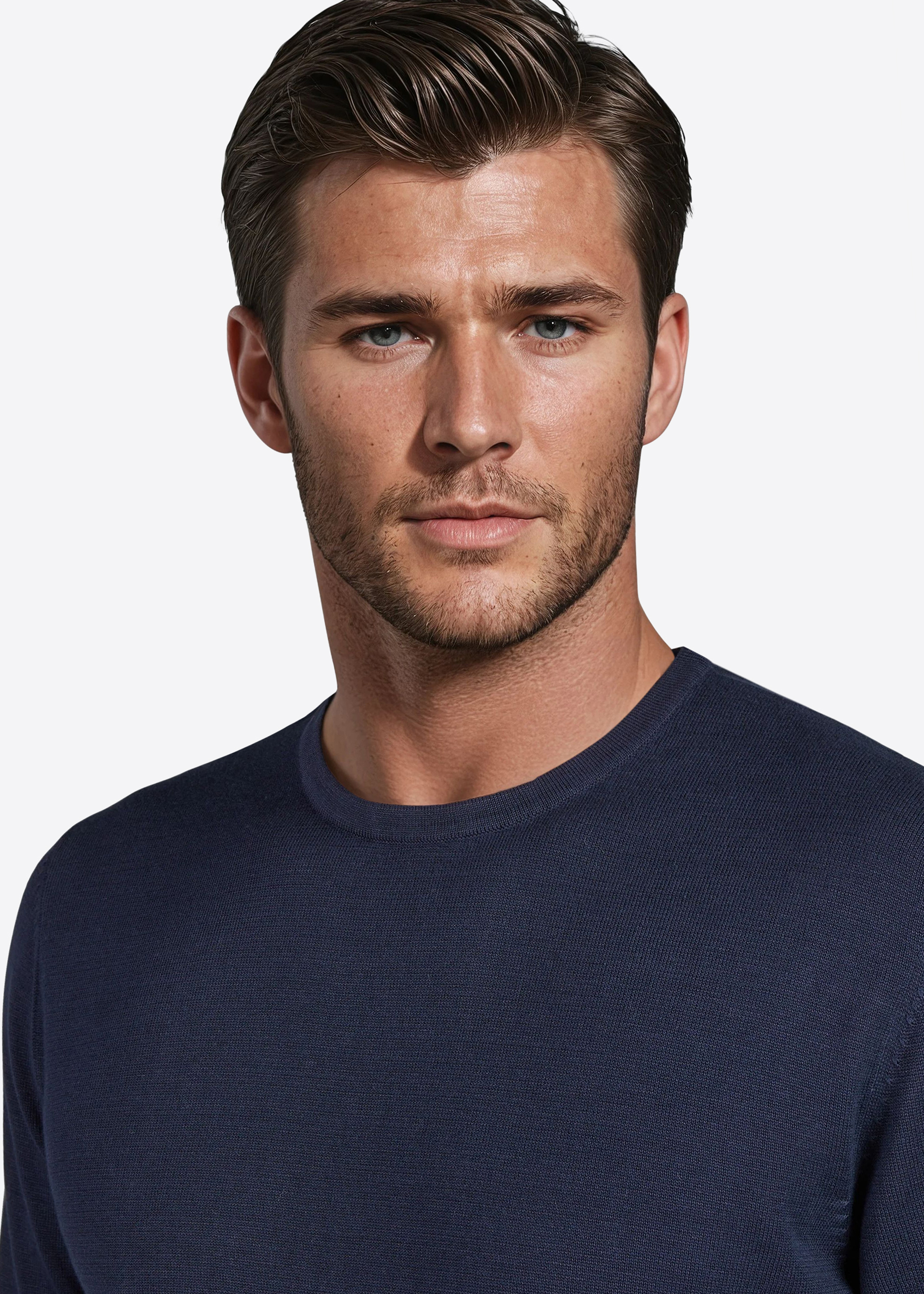 Pullover mit Rundhalsausschnitt, Salute Detailansicht 2