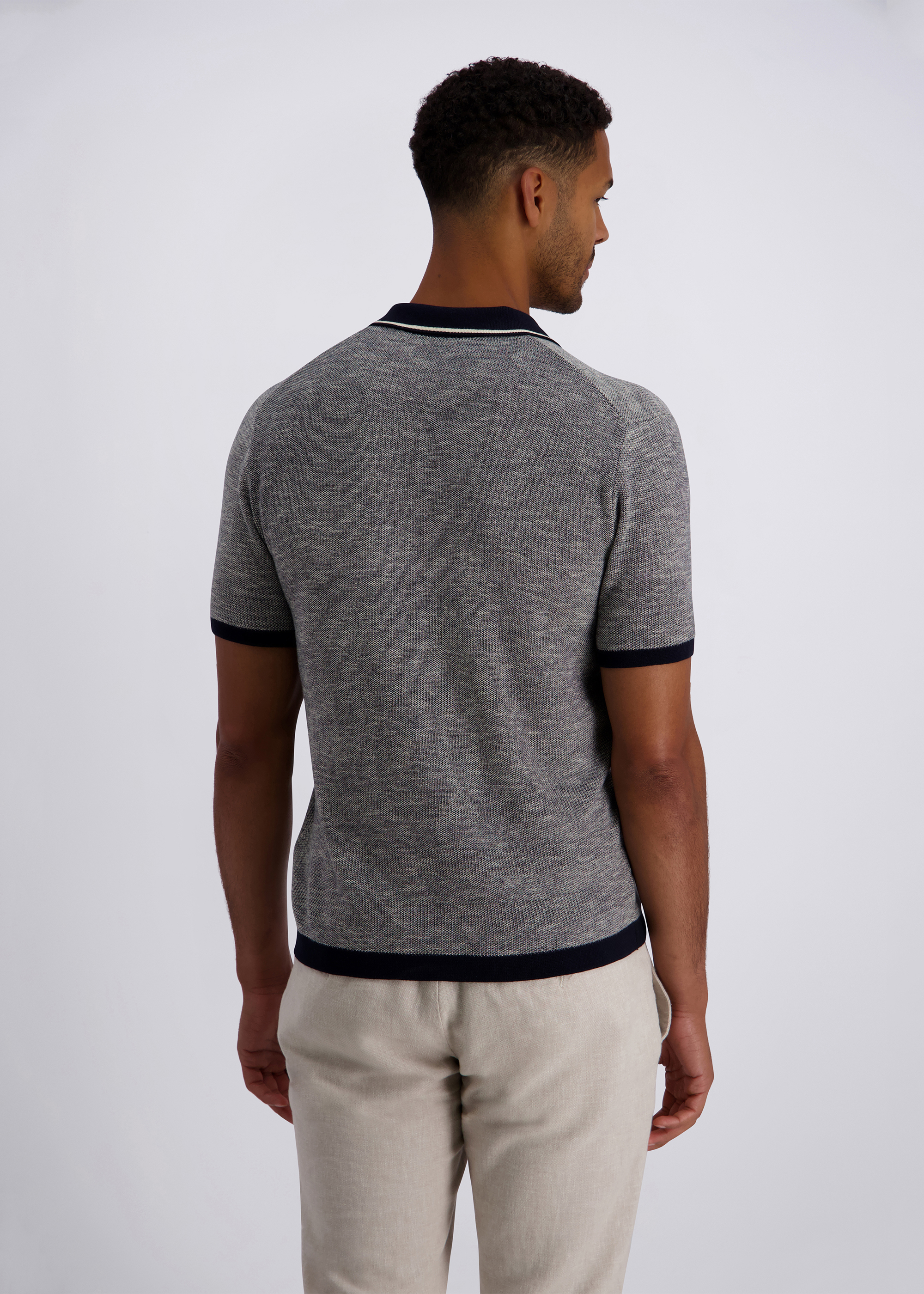 Poloshirt im Modern Fit, Salute Detailansicht 1