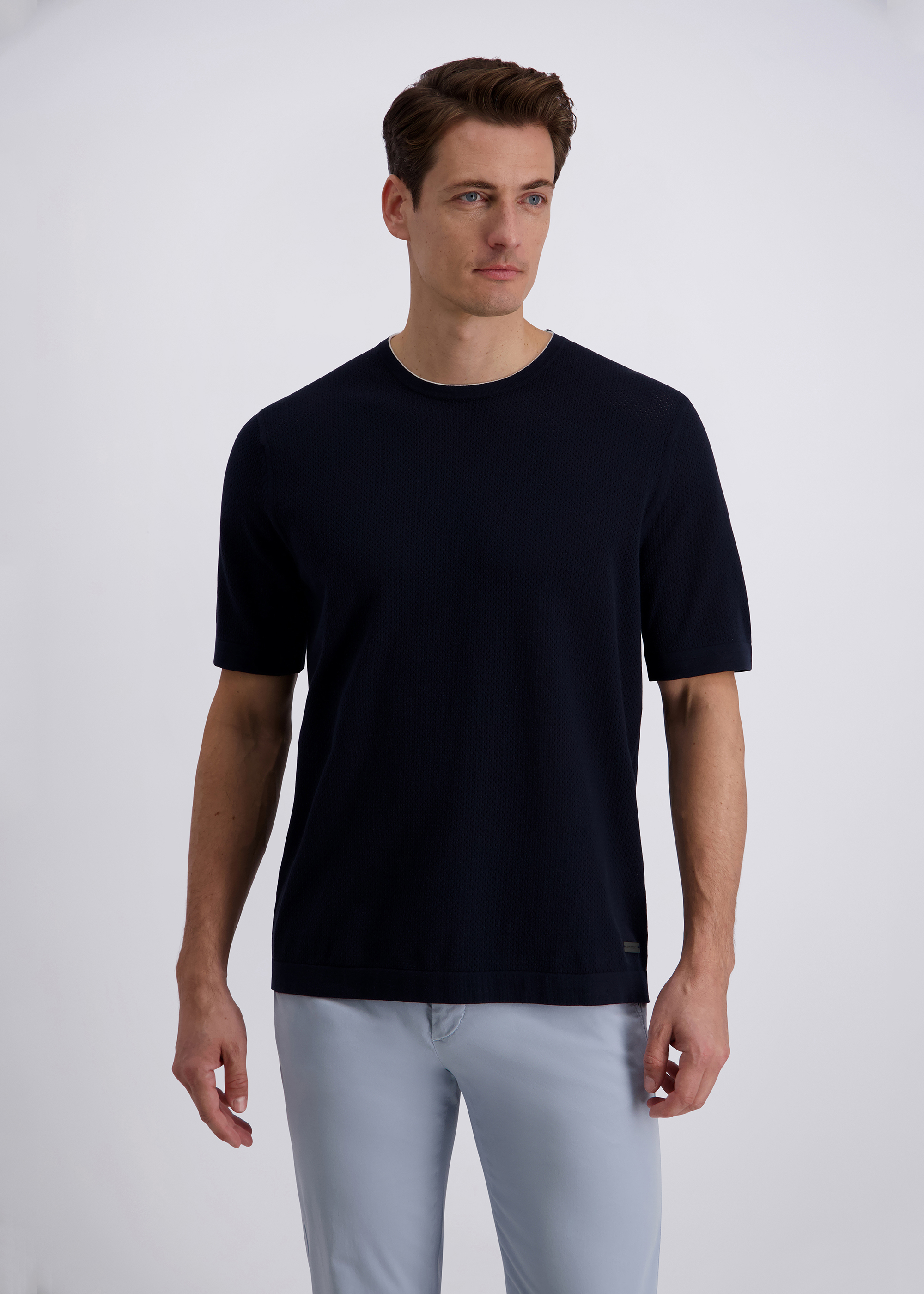 Poloshirt im Modern Fit, Salute Frontansicht