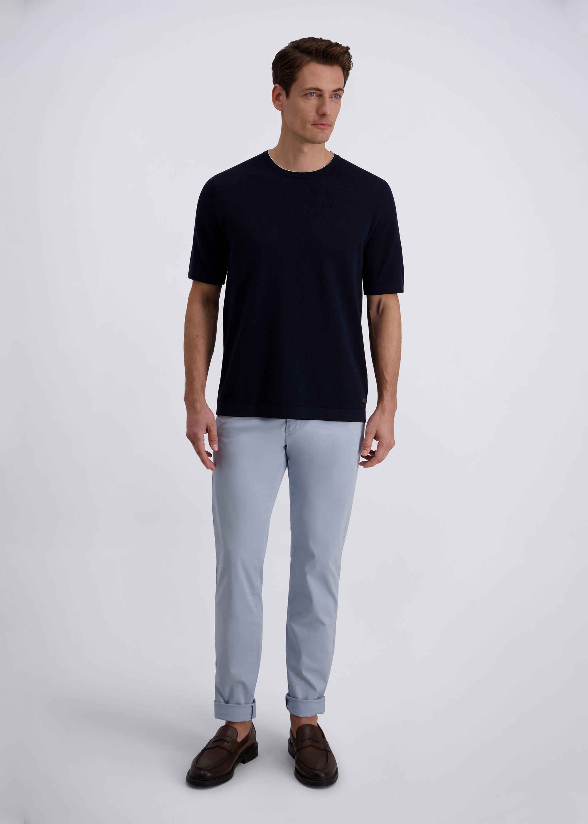 Poloshirt im Modern Fit, Salute Rückansicht