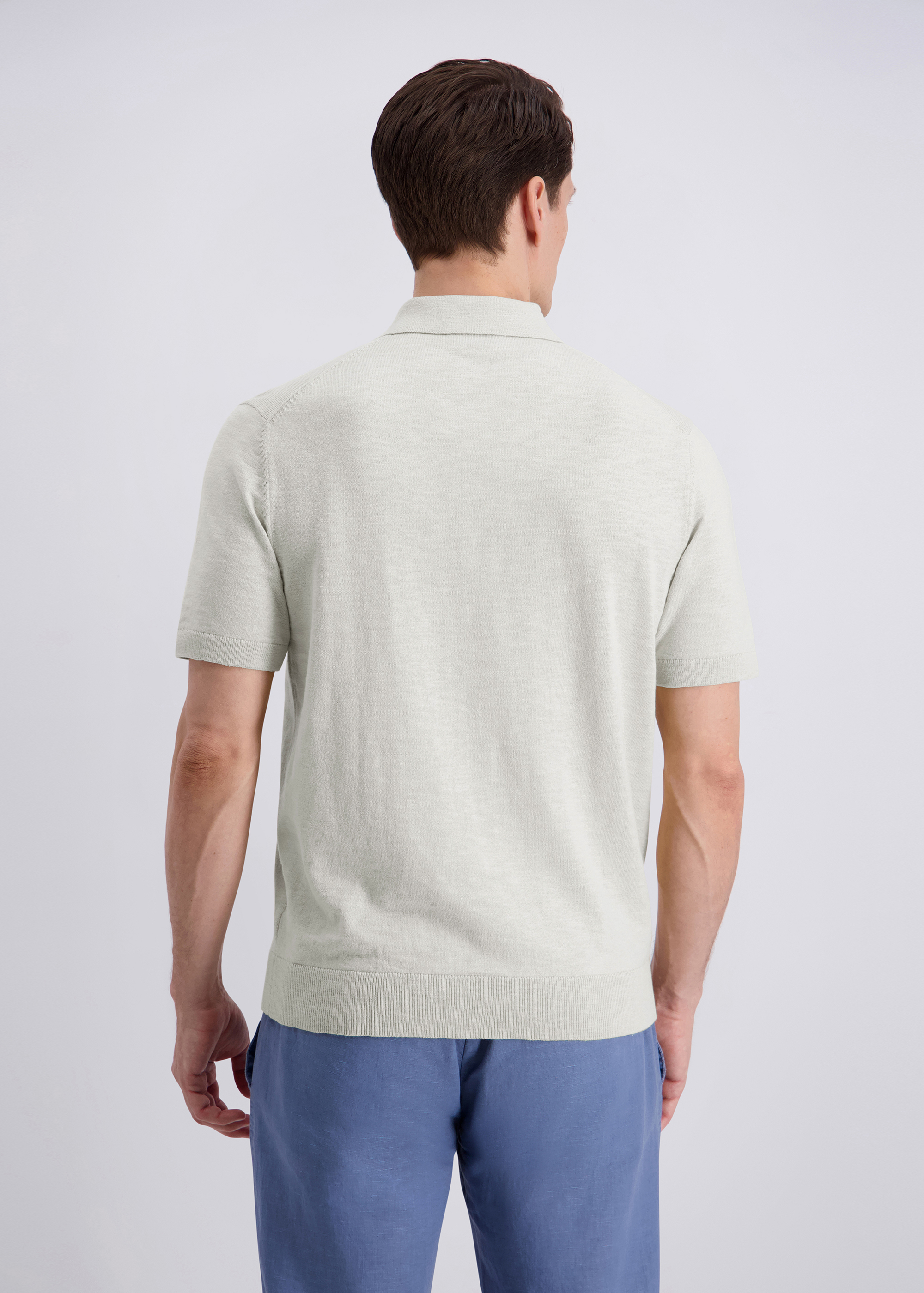 Polo Shirt im Modern Fit, Elfenbein Detailansicht 1