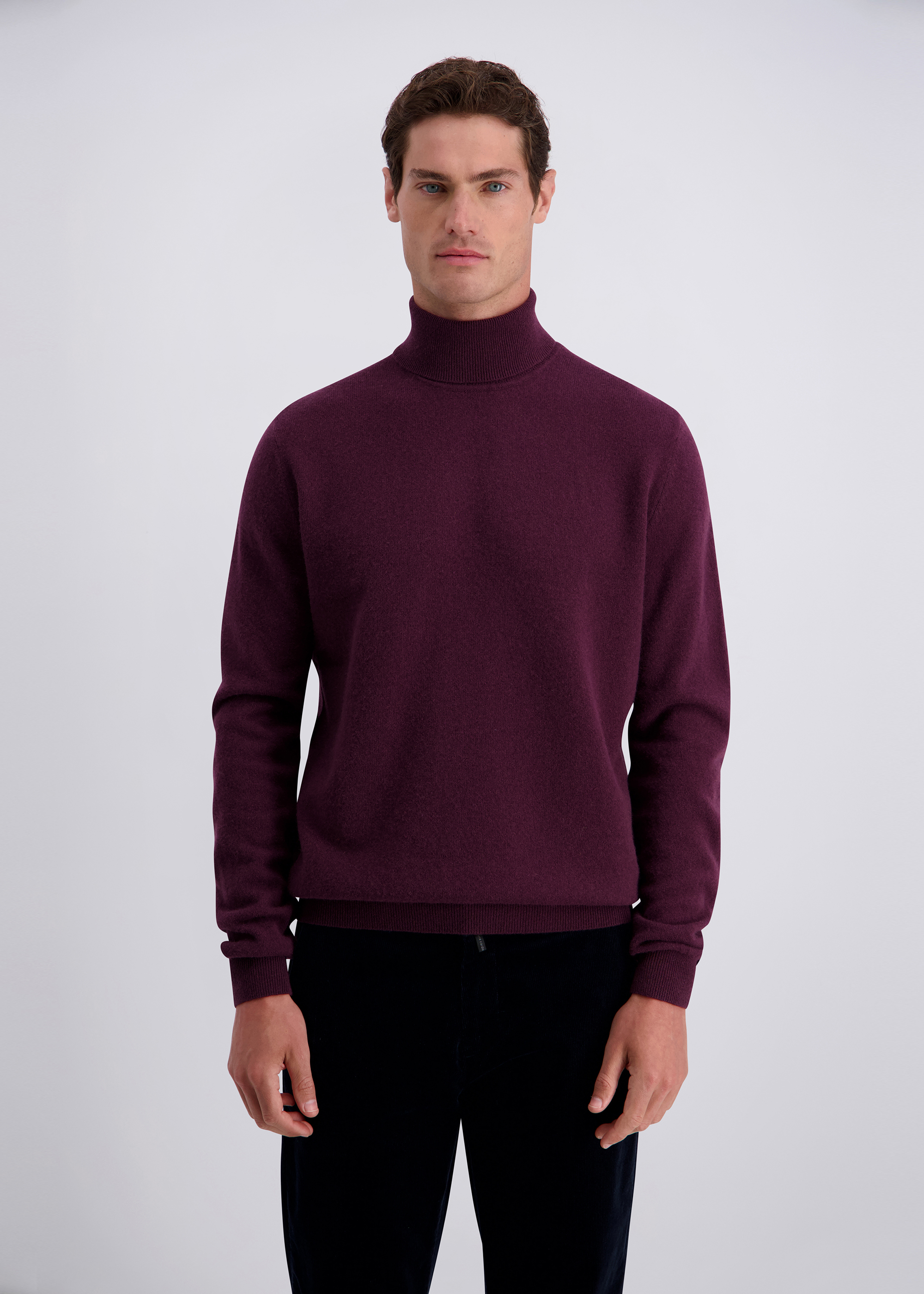 Uni-Strickpullover in lässigem Stil, Winetasting Frontansicht