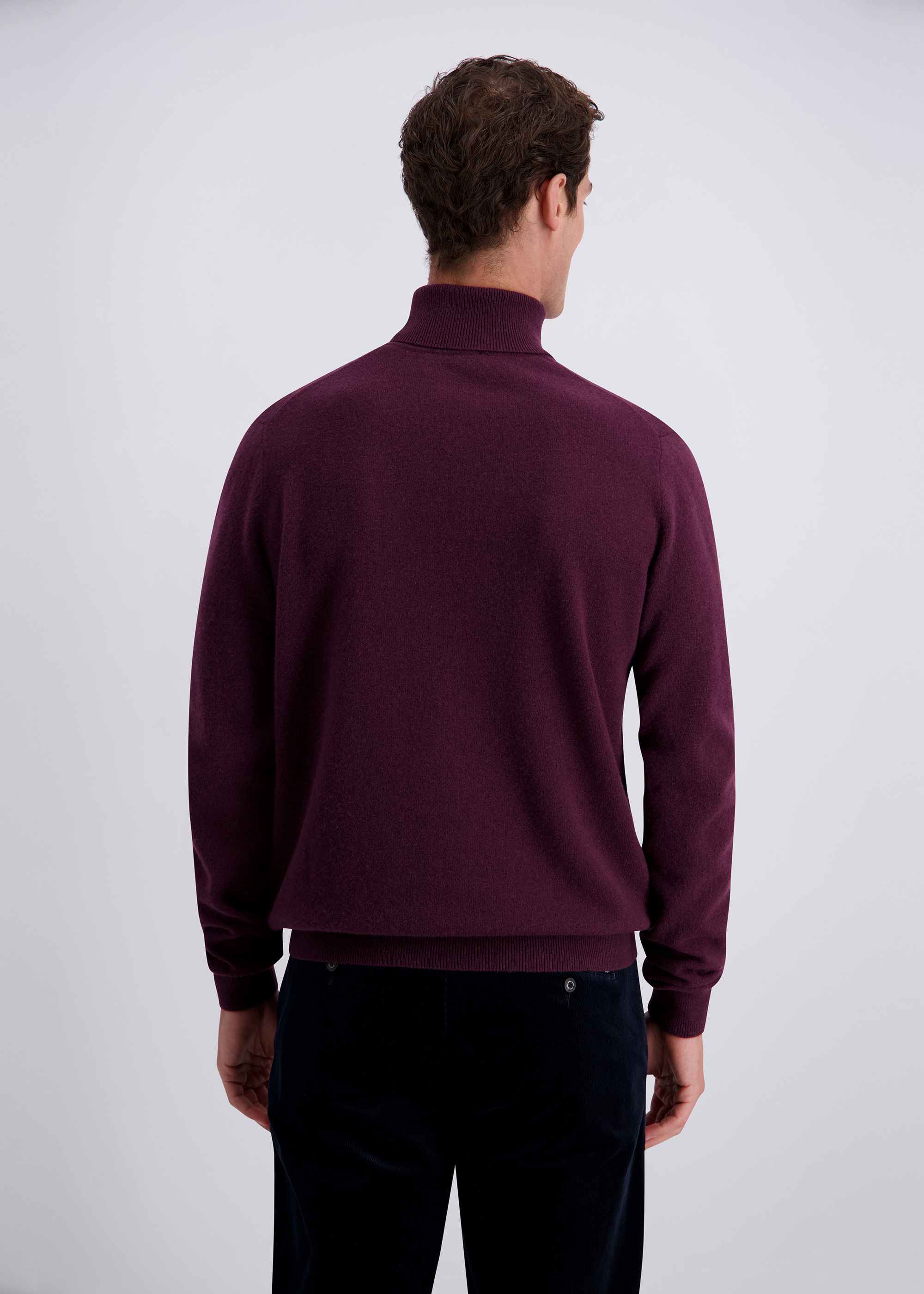 Uni-Strickpullover in lässigem Stil, Winetasting Detailansicht 1