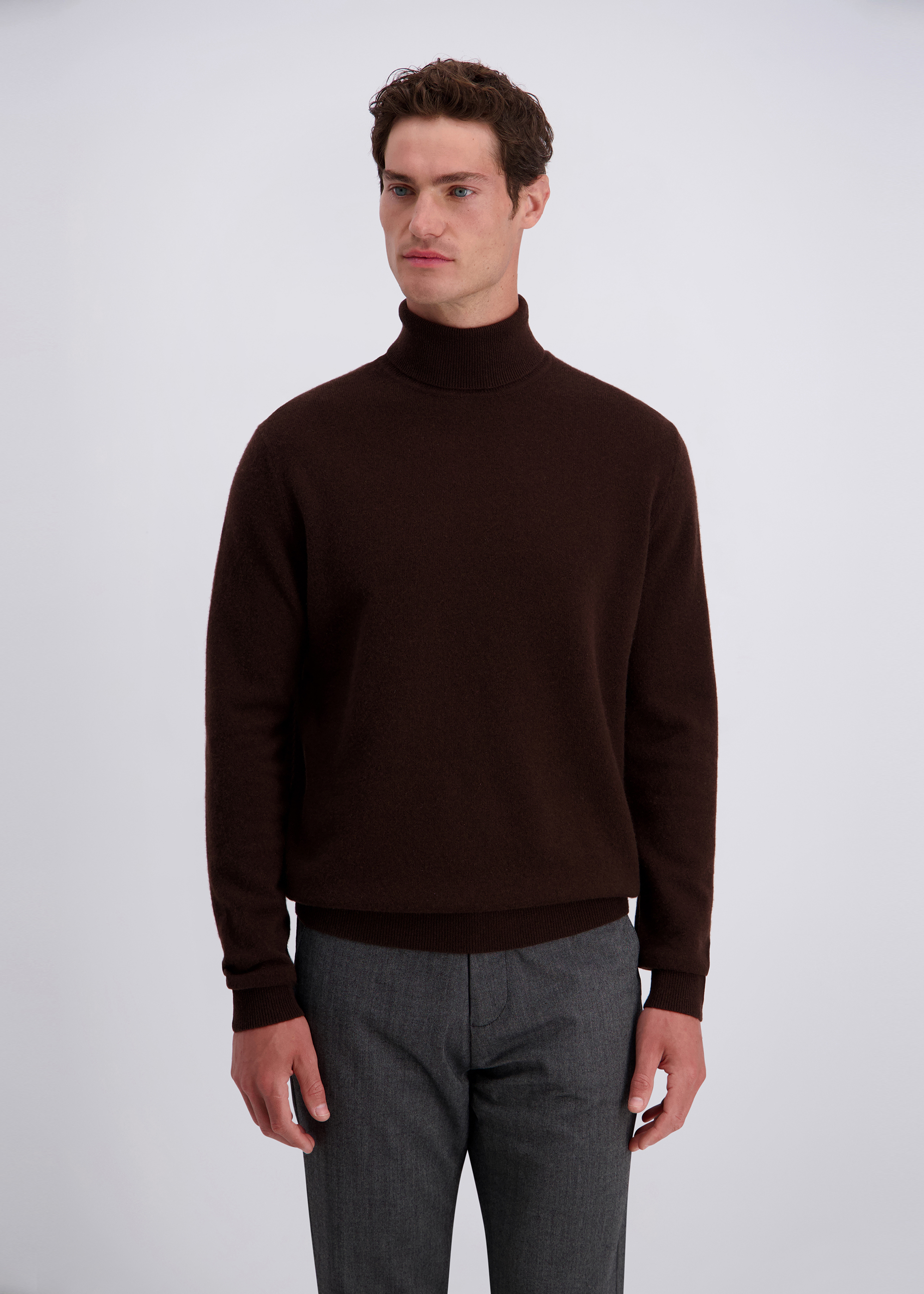 Uni-Strickpullover in lässigem Stil, Mole Frontansicht