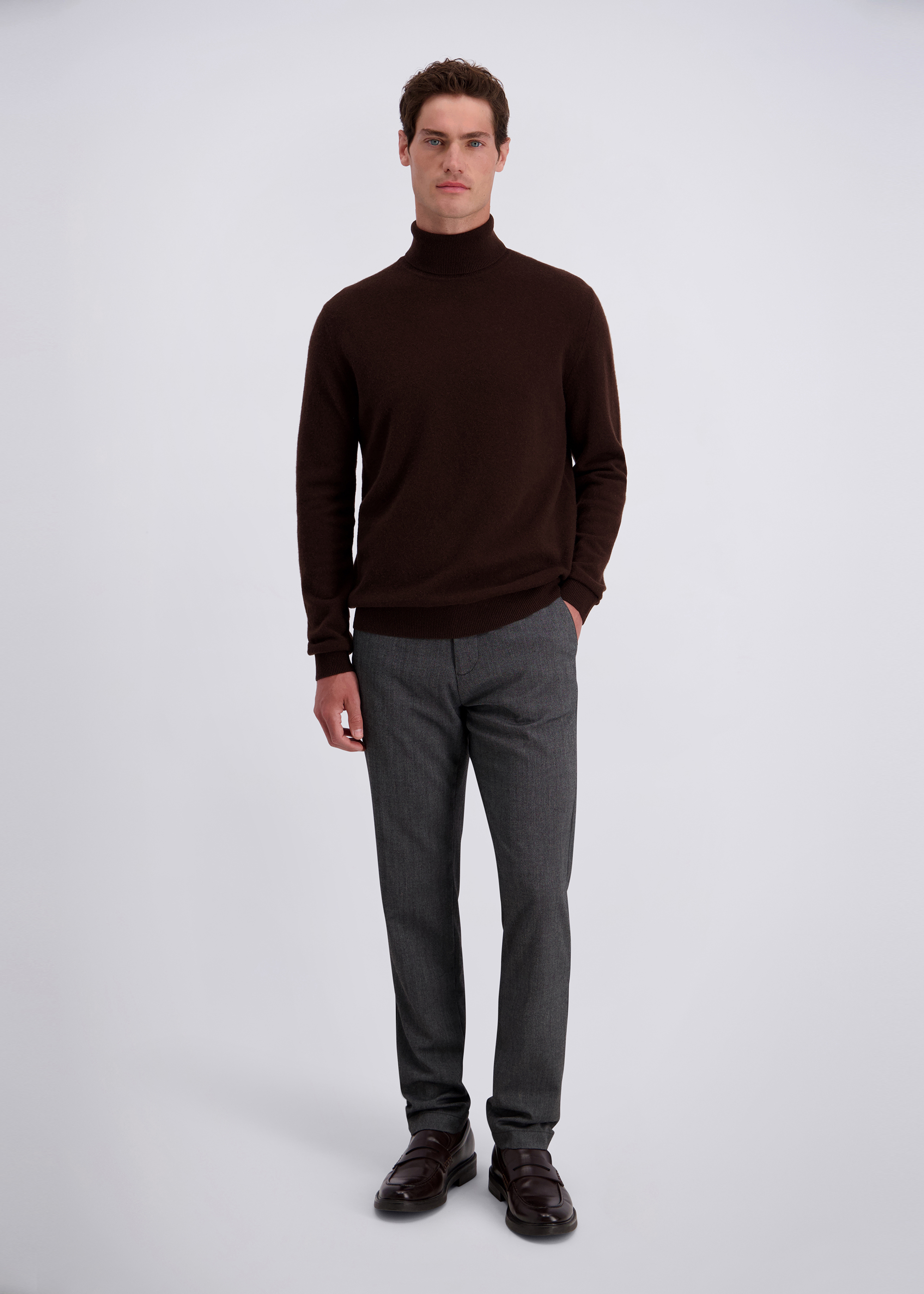 Uni-Strickpullover in lässigem Stil, Mole Rückansicht