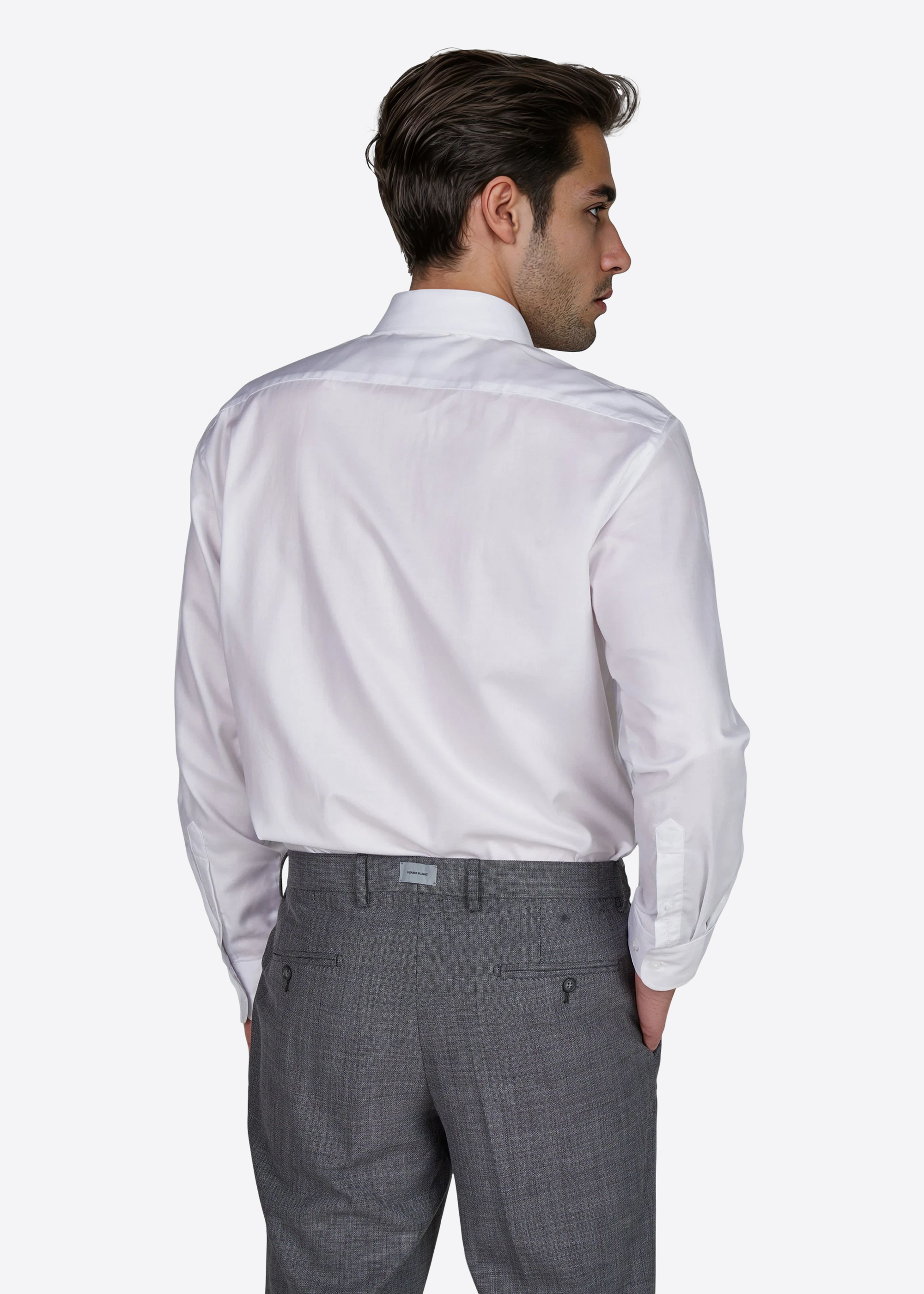 Businesshemd modern fit, Brilliant White Detailansicht 1