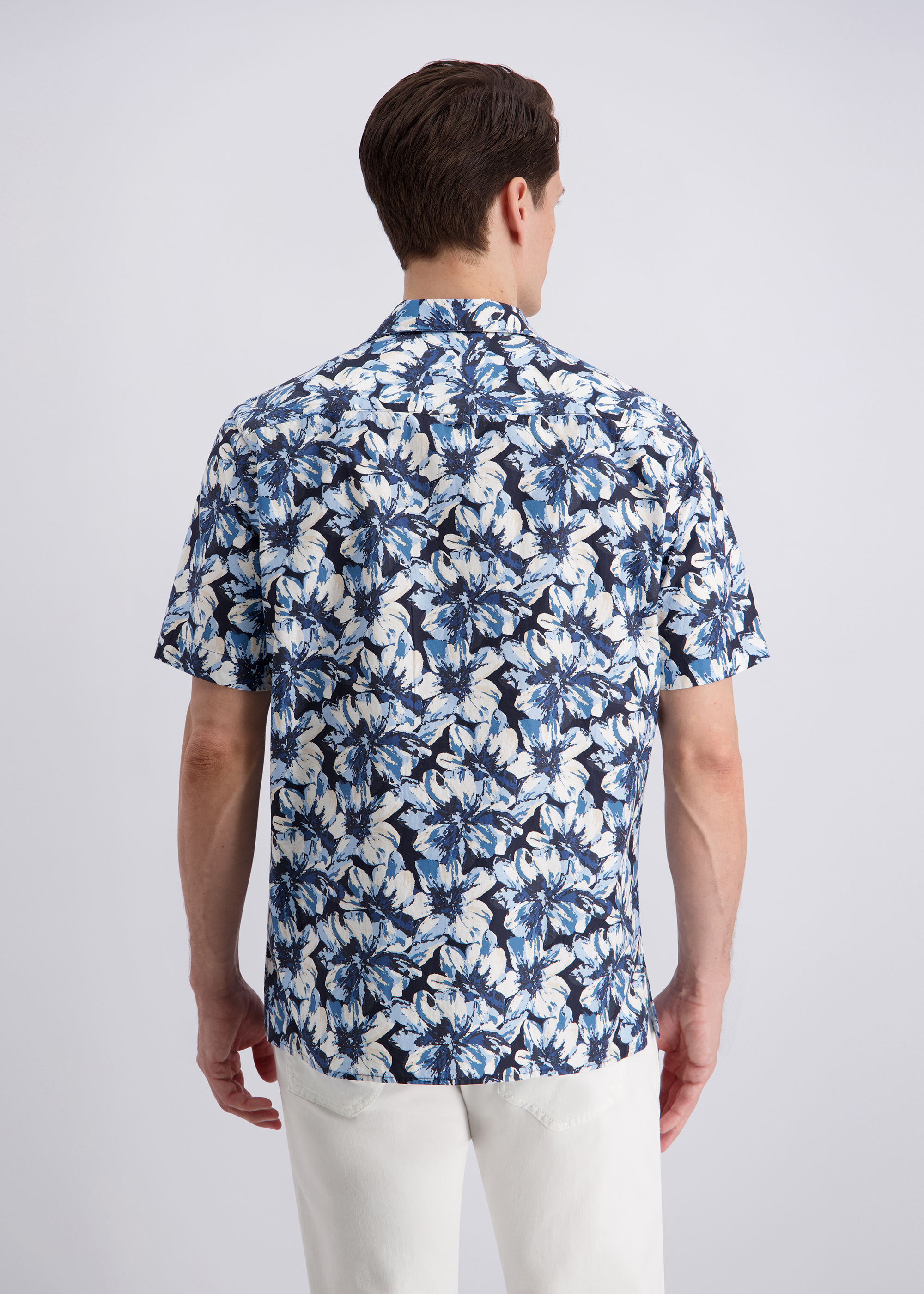 Resort Shirt im Comfort Fit, Marine Detailansicht 1