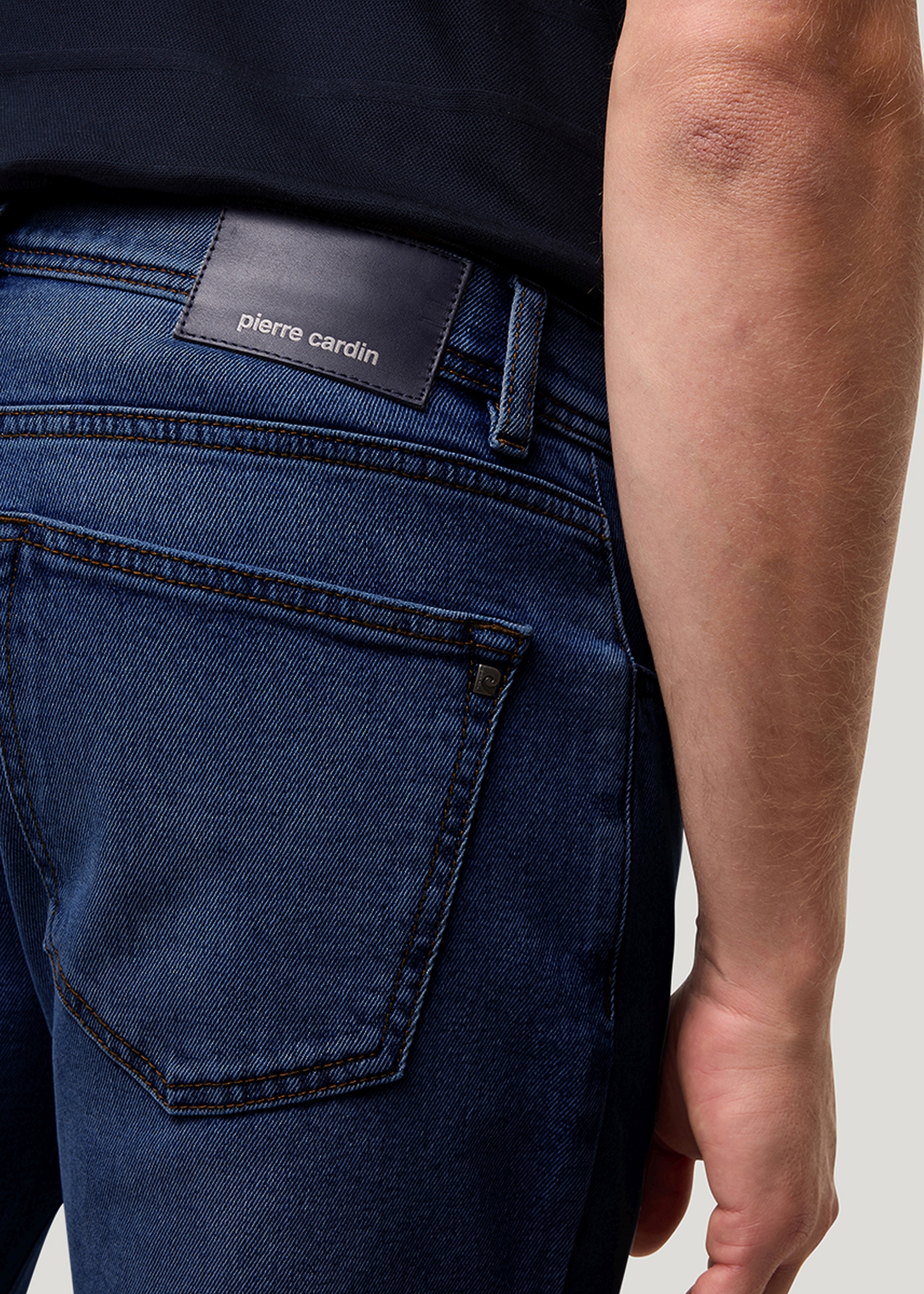 Jeans Laval Moderner Fit, dark blue used buffies Rückansicht