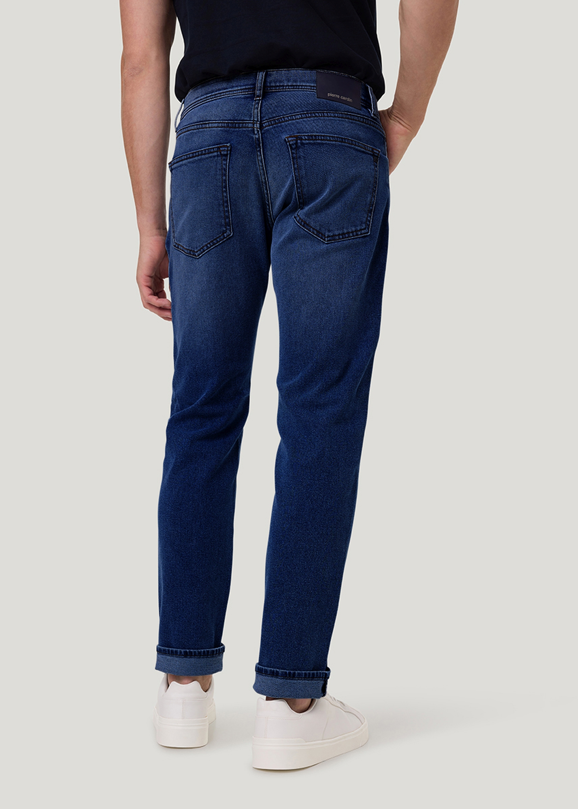 Jeans Laval Moderner Fit, dark blue used buffies Detailansicht 1
