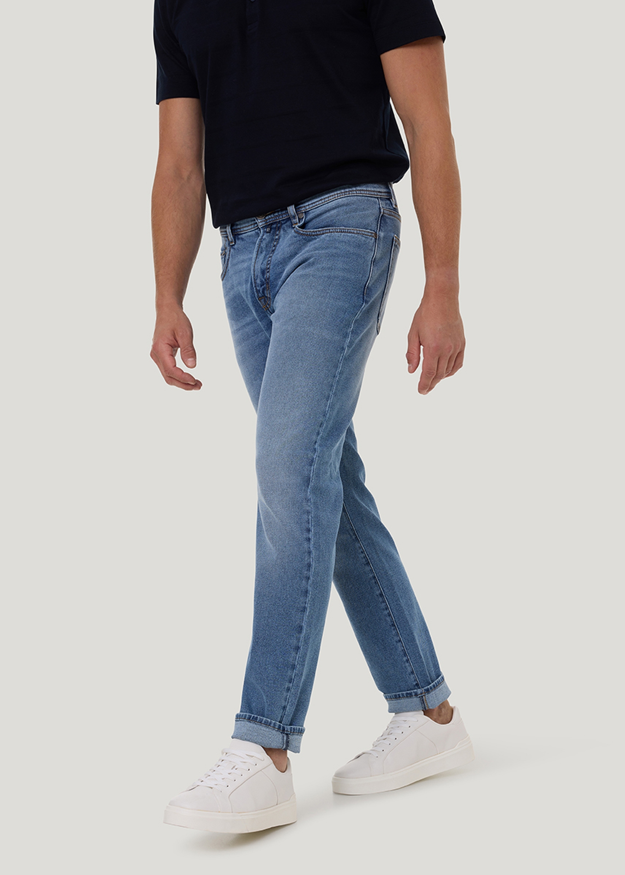 Jeans Laval Moderner Fit, sky blue fashion Detailansicht 2