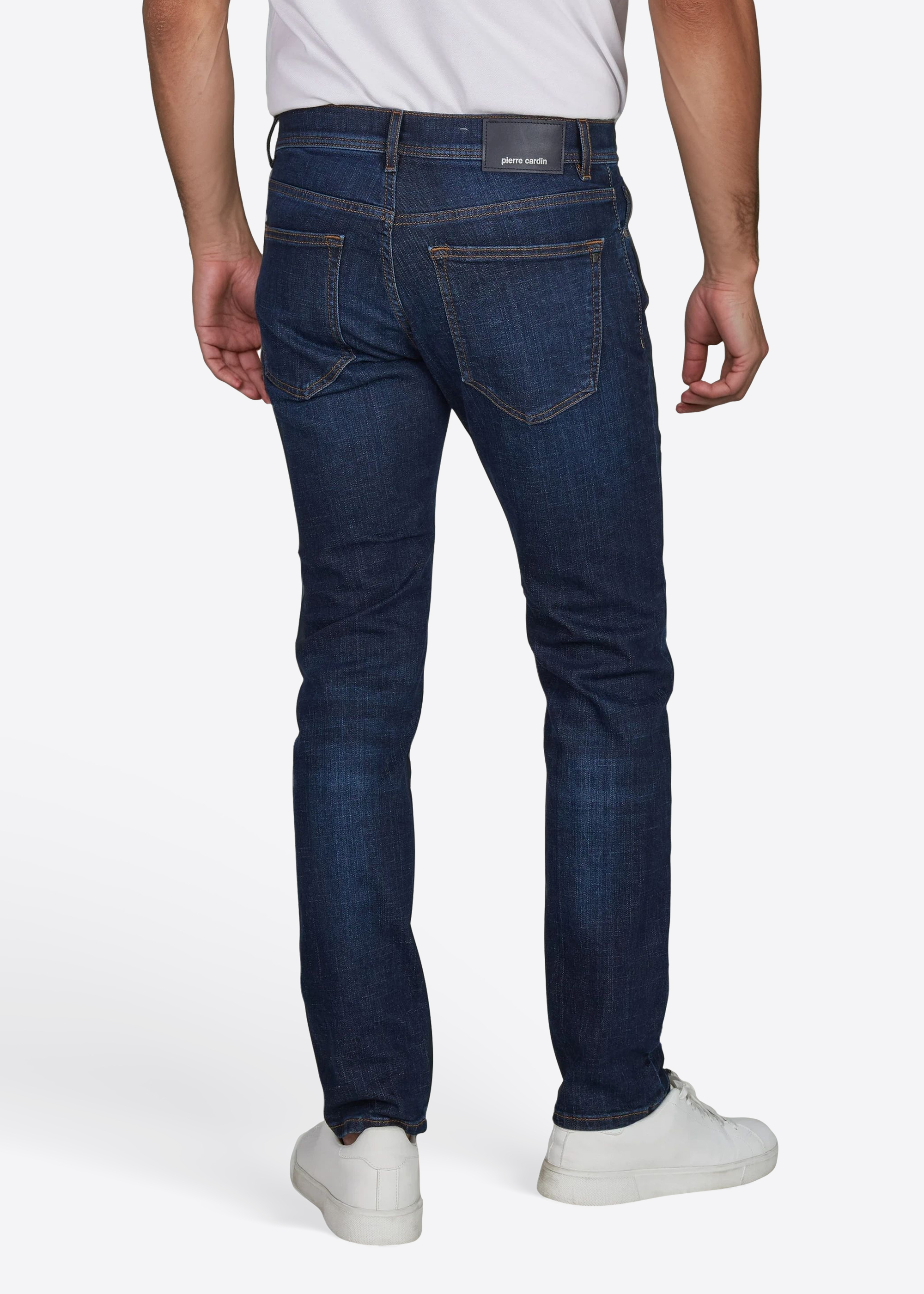Laval Regular Fit Jeans, dark blue used mustache Detailansicht 1