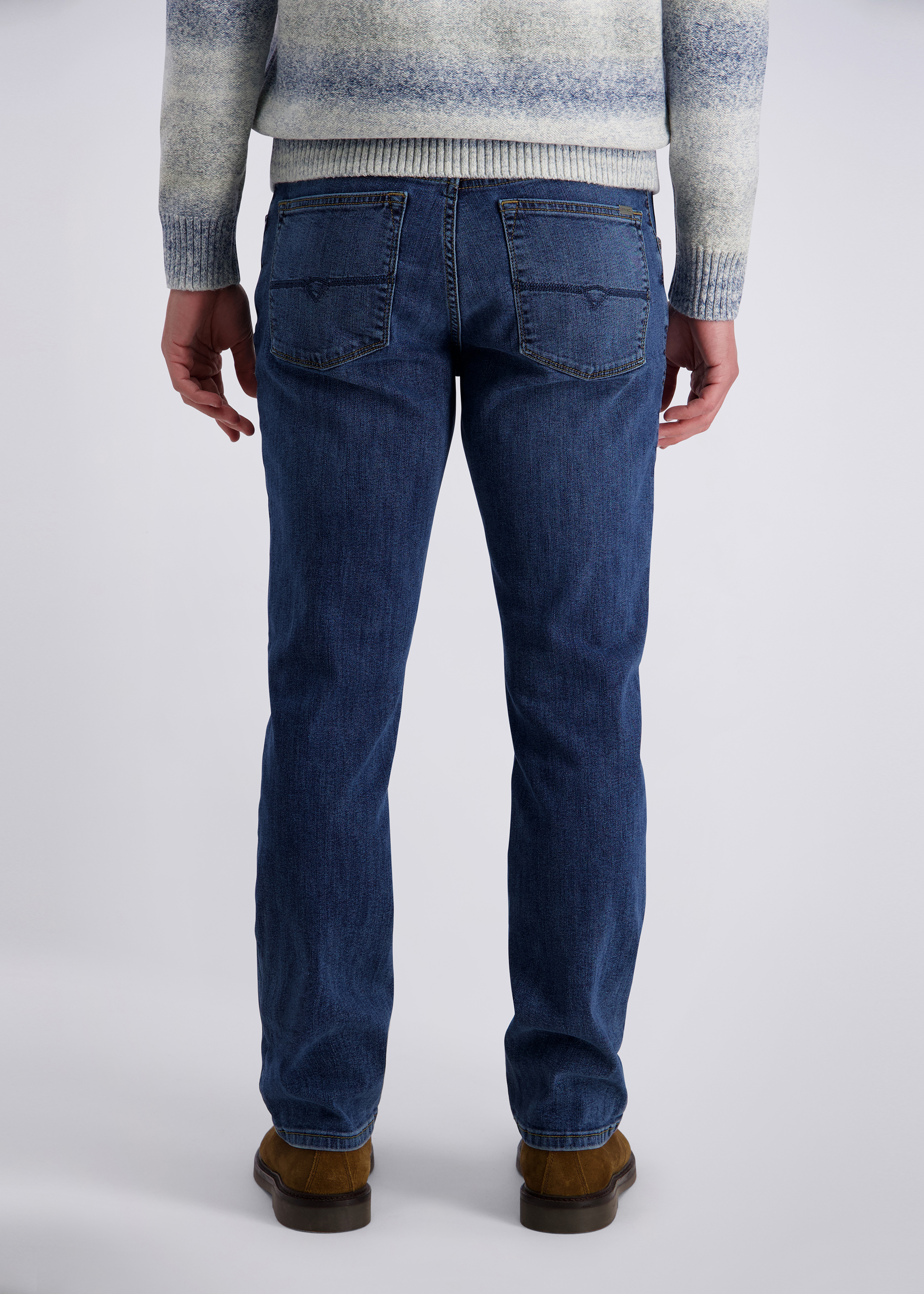Dijon 5-pocket jeans in a comfort fit, blue used buffies Detailansicht 1