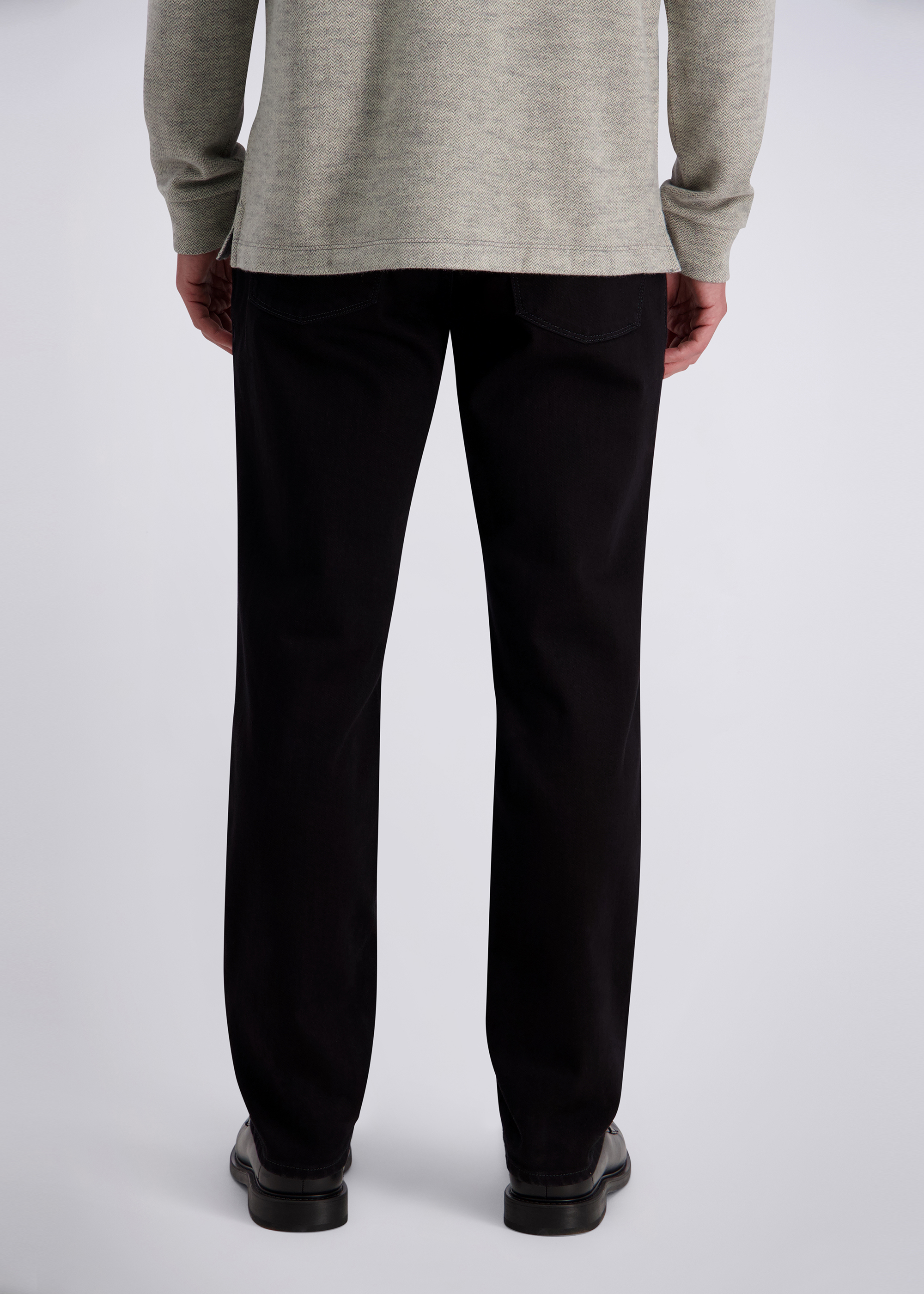 Dijon Komfort Jeans, black raw Detailansicht 1