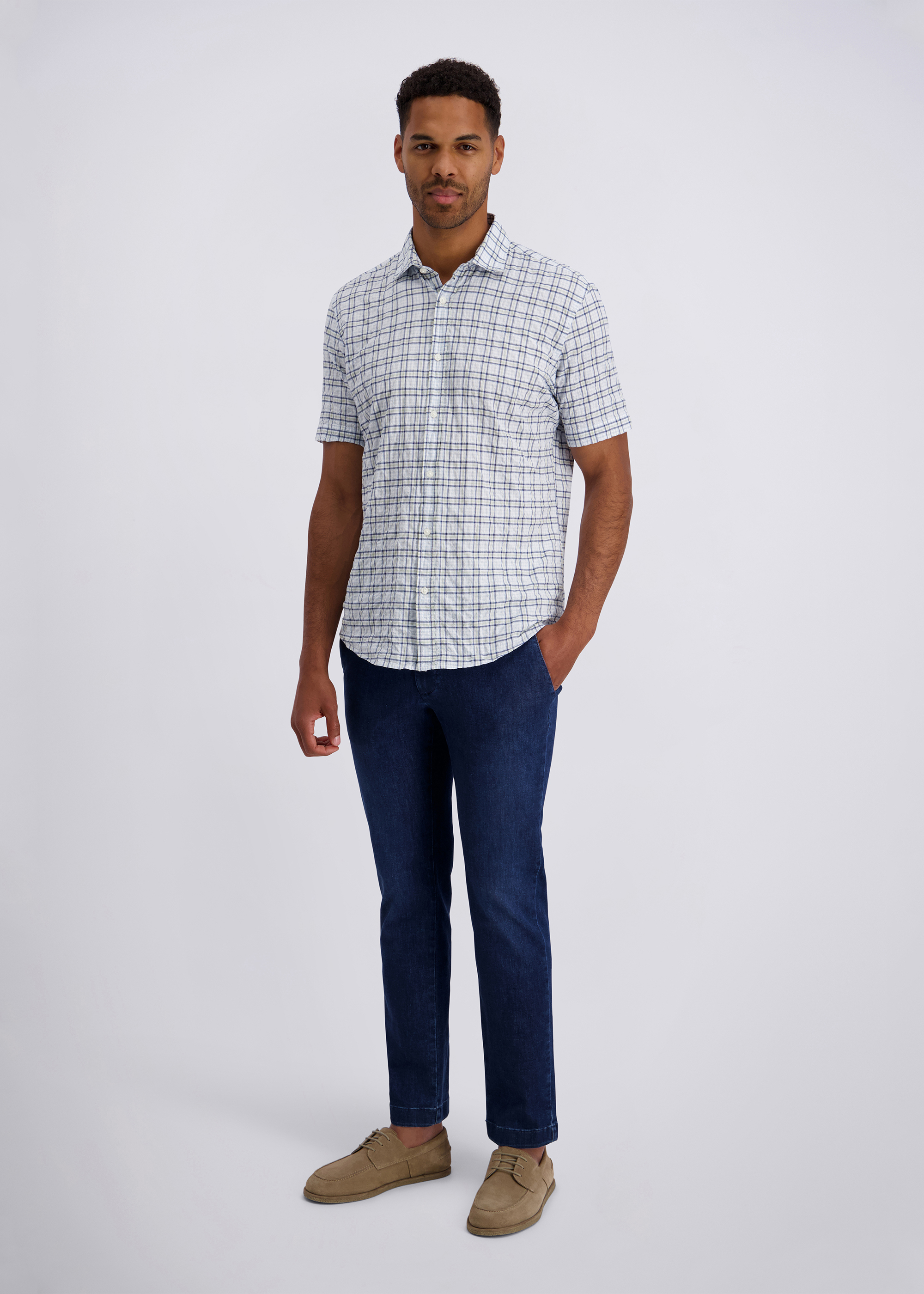 Colmar jeans in a chino fit, blue stonewash Rückansicht