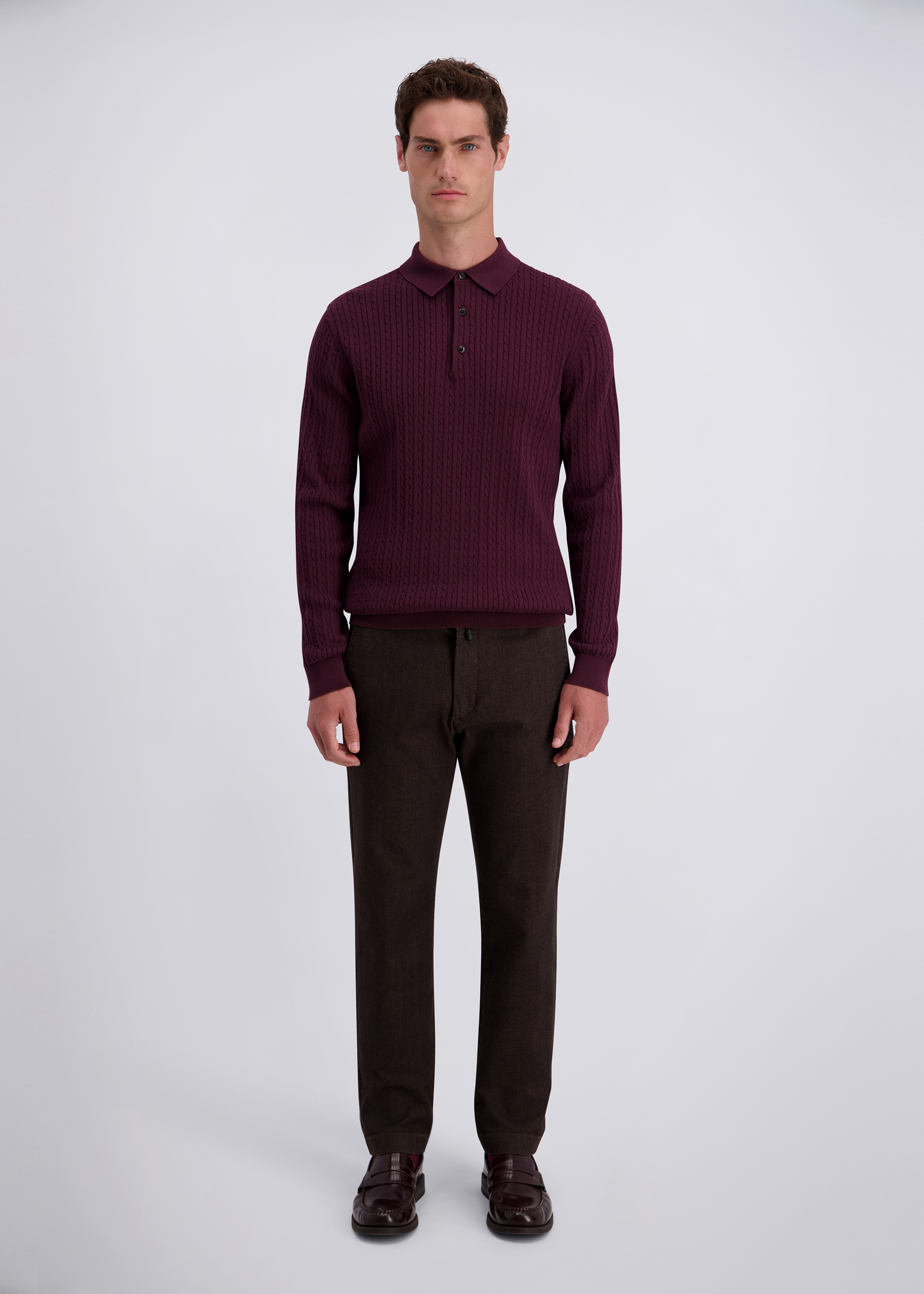 Denim Chino Colmar im Tapered Fit, Mole Rückansicht