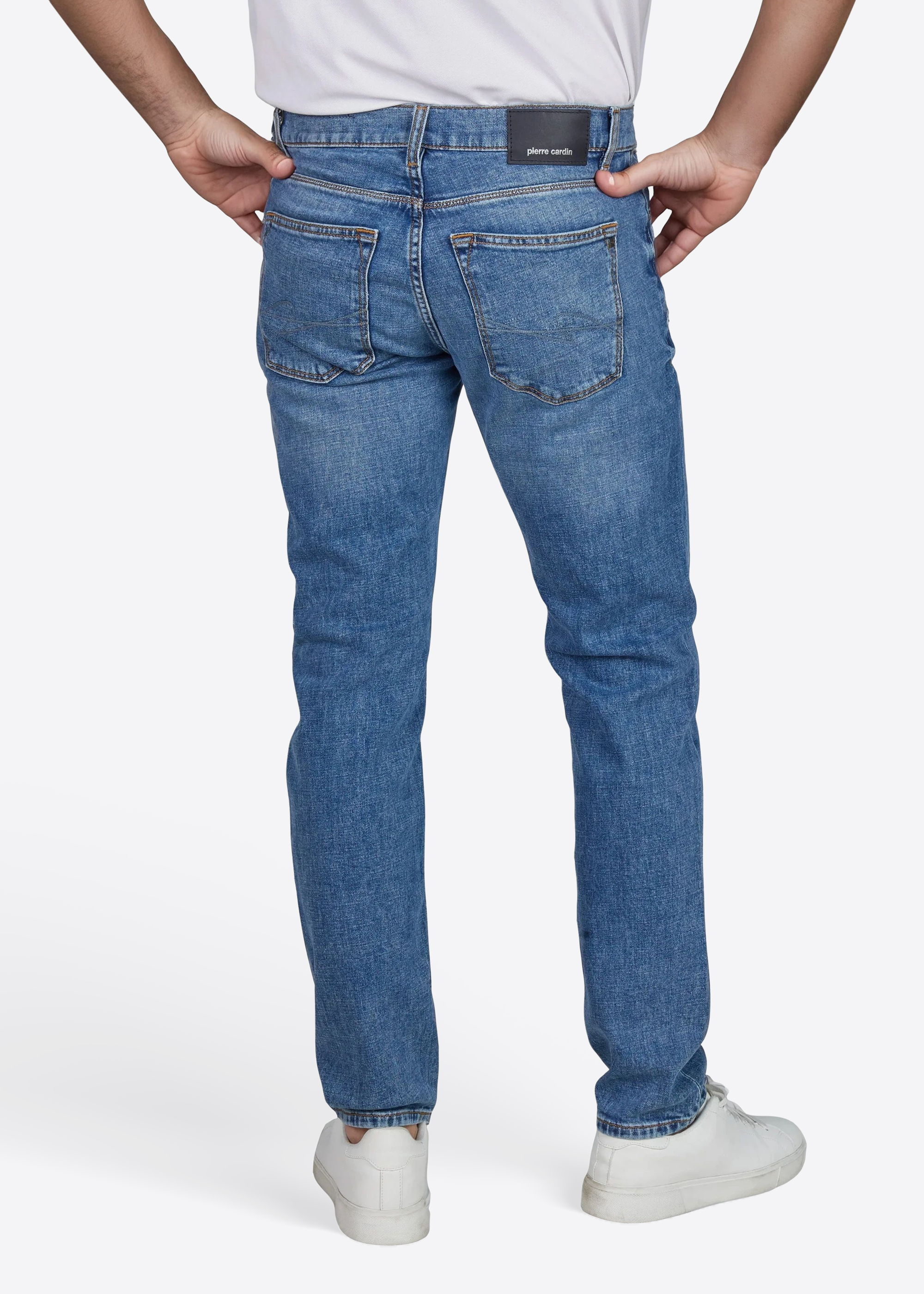 Lyon Tapered Fit Jeans, light blue fashion Detailansicht 1