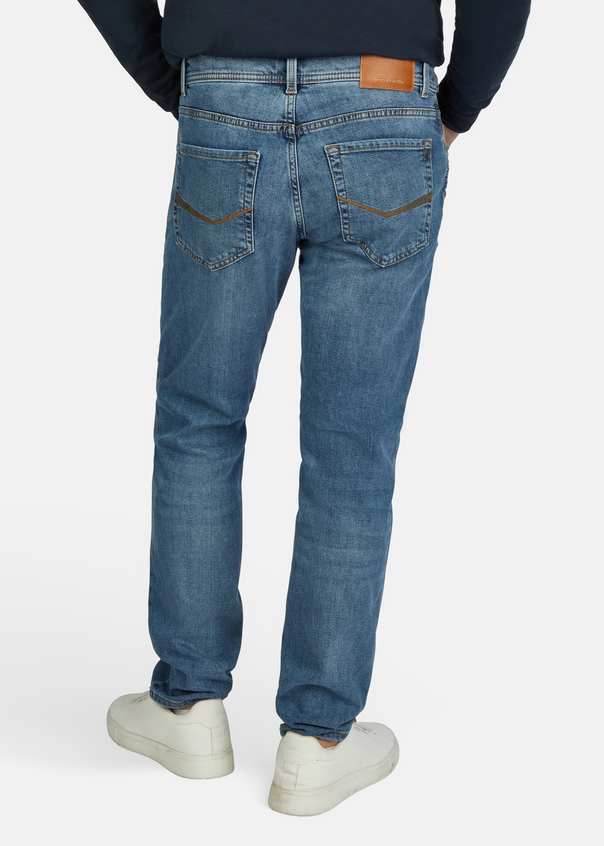 Lyon Tapered Fit Thermo Jeans, blue fashion Detailansicht 1