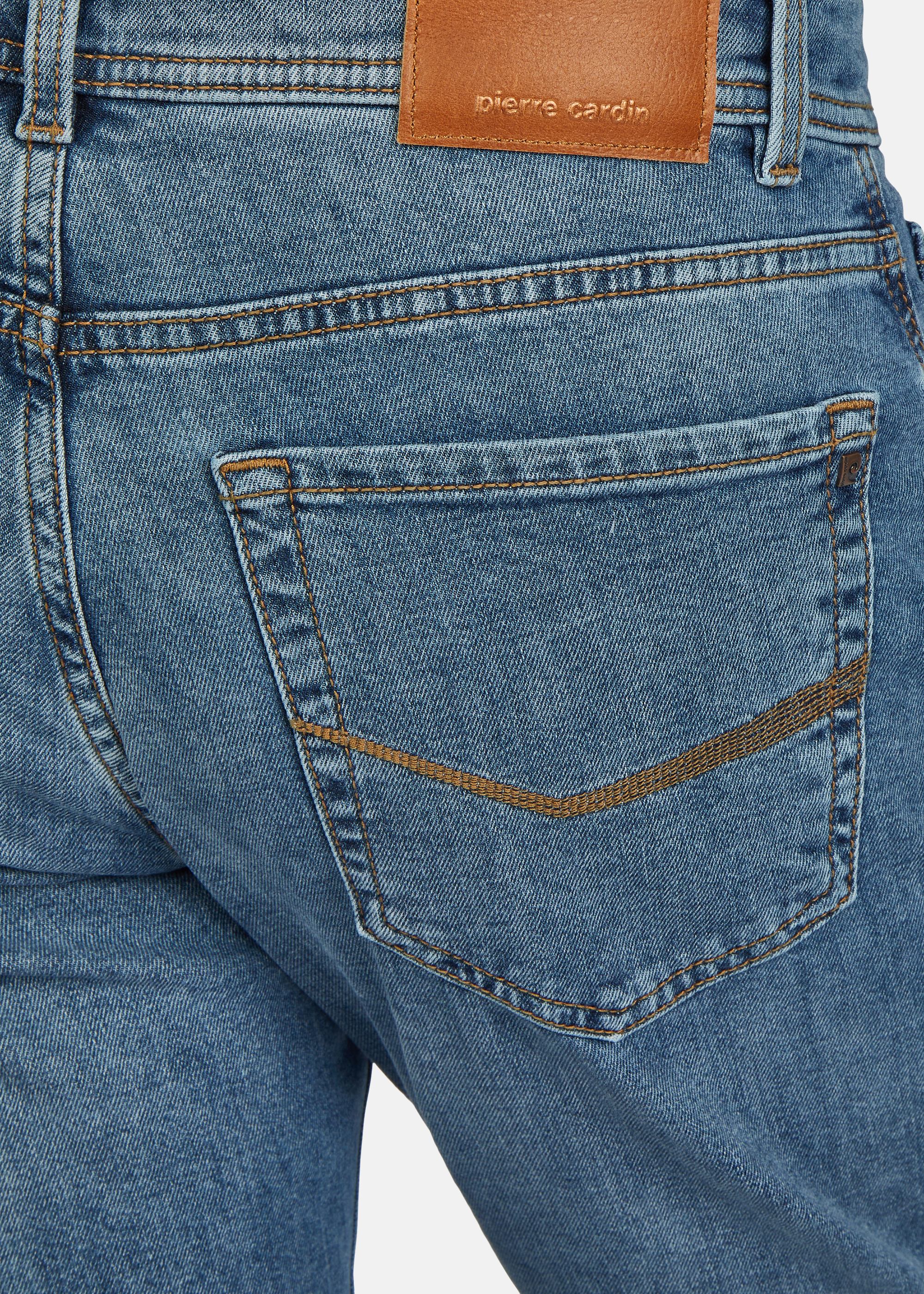 Lyon Tapered Fit Thermo Jeans, blue fashion Detailansicht 2