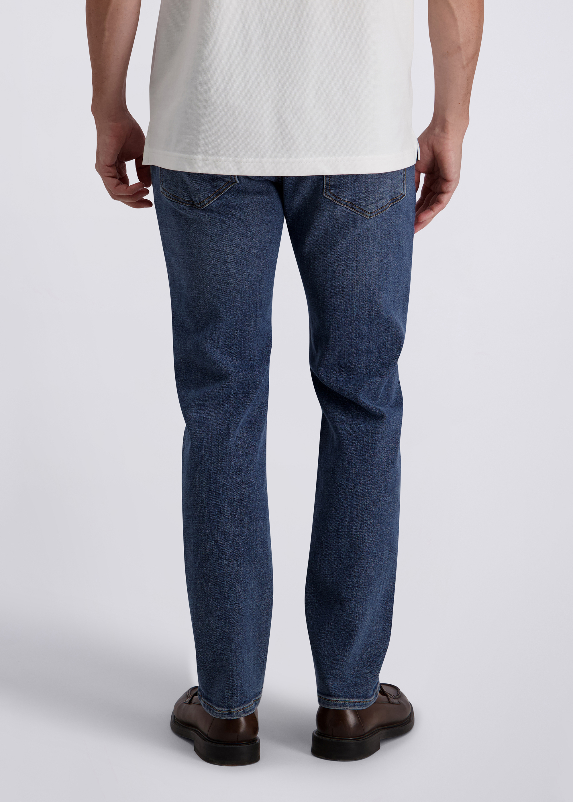 5-Pocket Jeans in Tapered Fit, blue Detailansicht 1