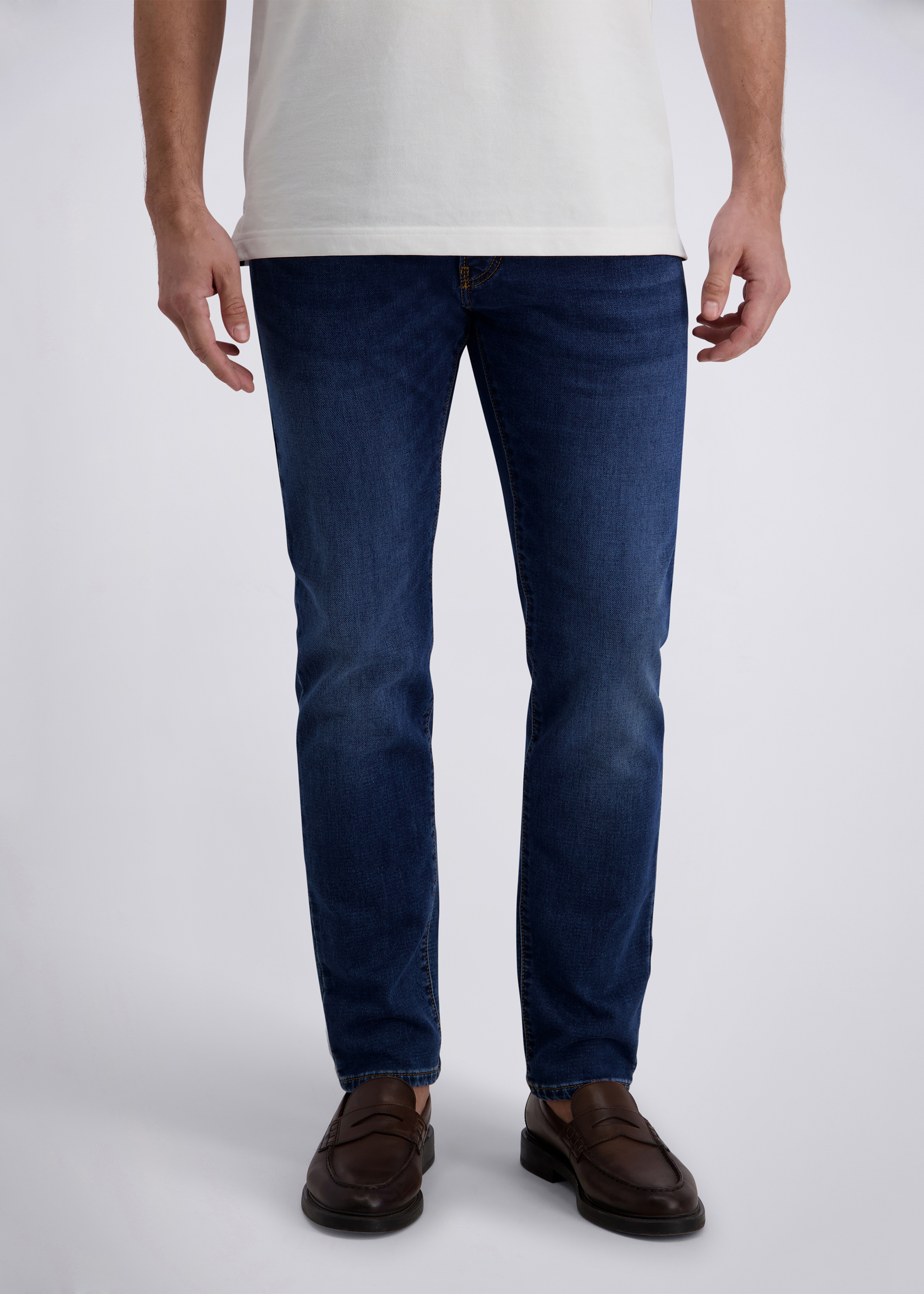 5-Pocket Lyon im Regular Fit, blue stonewash Frontansicht