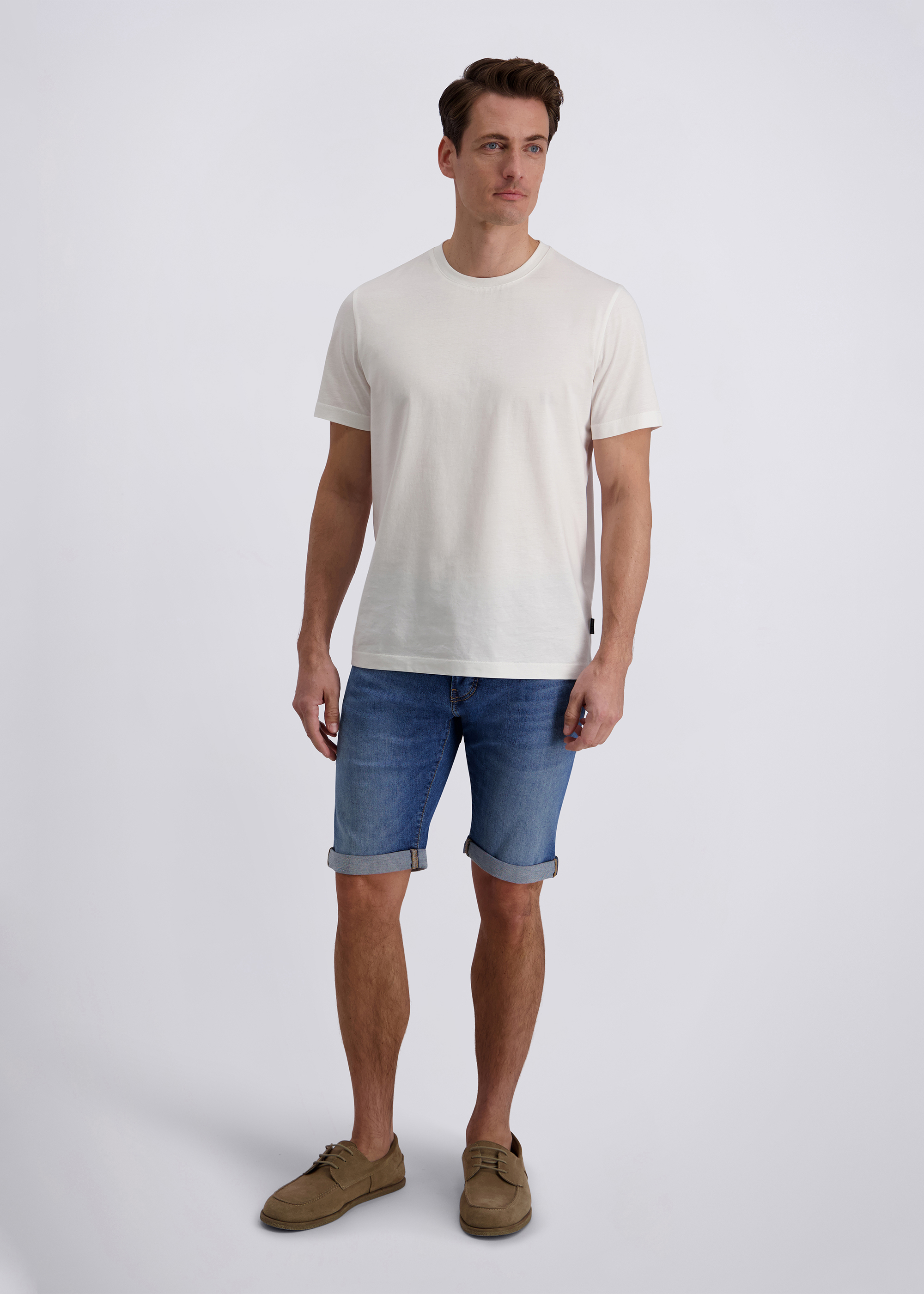 5-Pocket Short Sisteron im Regular Fit, blue used buffies Rückansicht