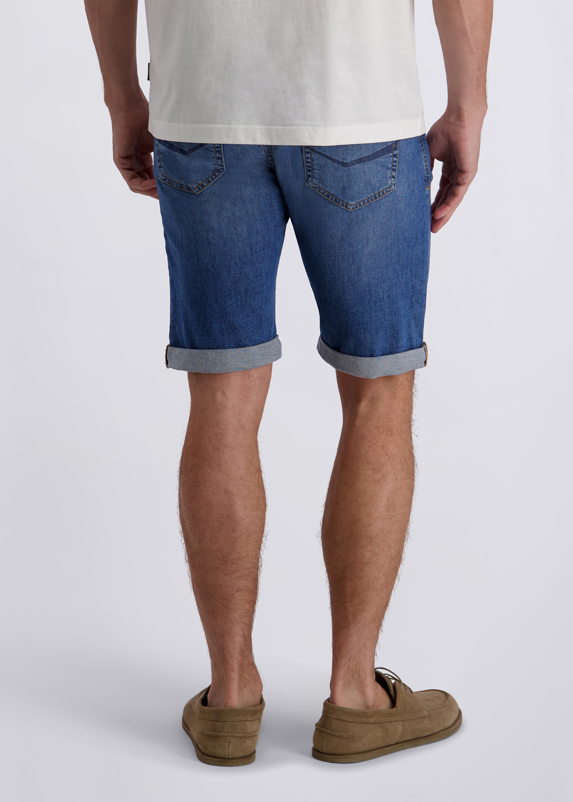 5-Pocket Short Sisteron im Regular Fit, blue used buffies Detailansicht 1