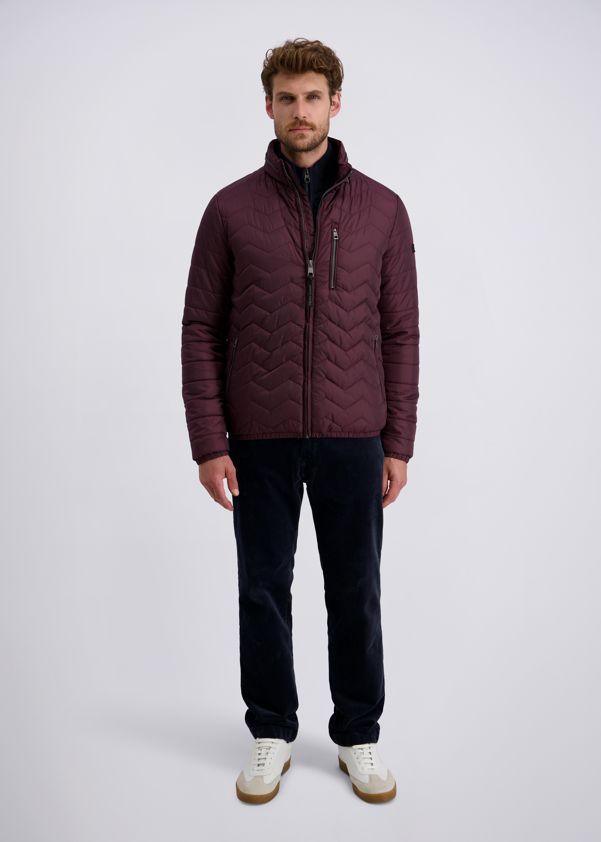 Freizeitjacke Blouson mit Reißverschluss, Winetasting Rückansicht