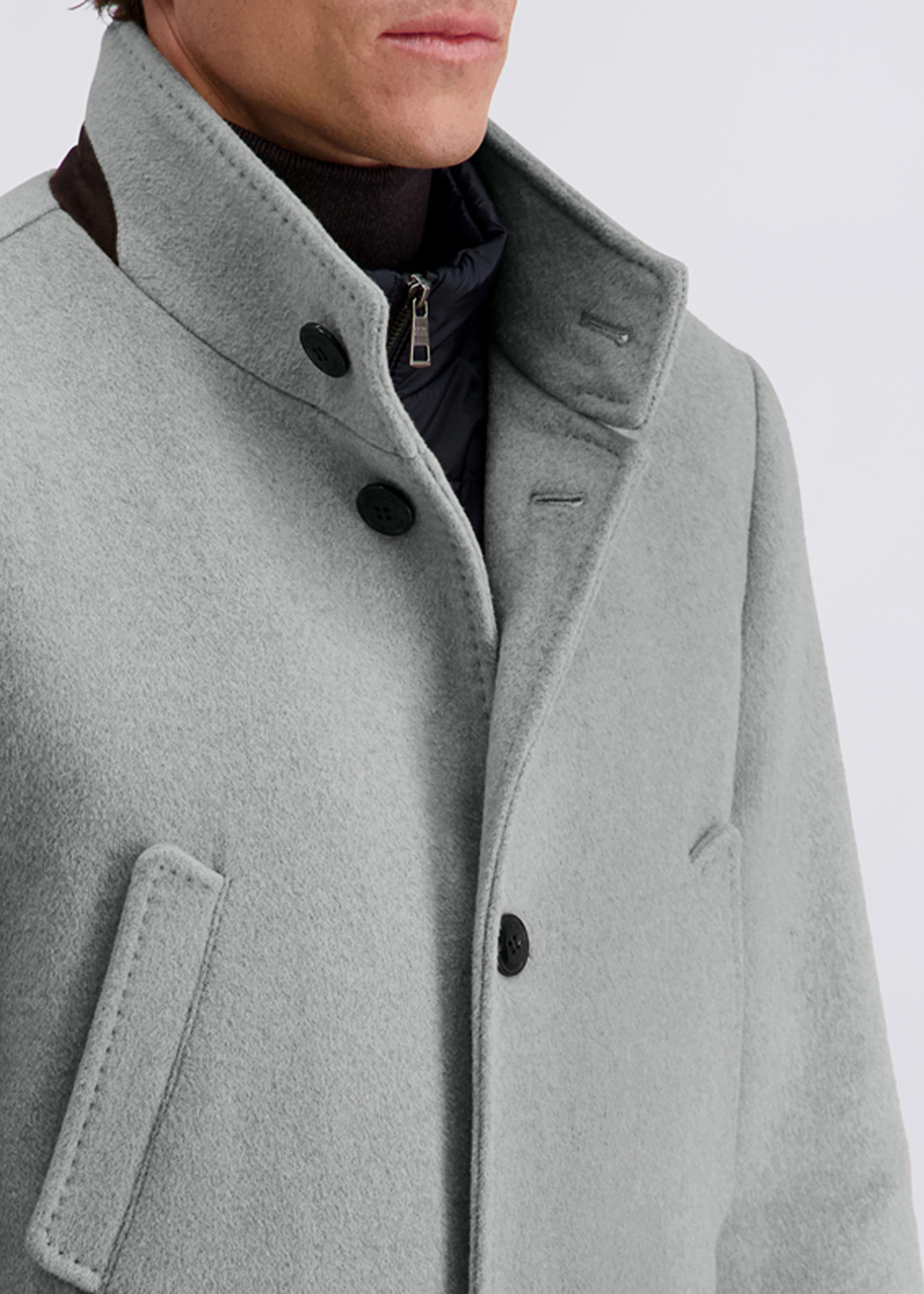 Sophisticated Blend Coat, Mirage Gray Detailansicht 2