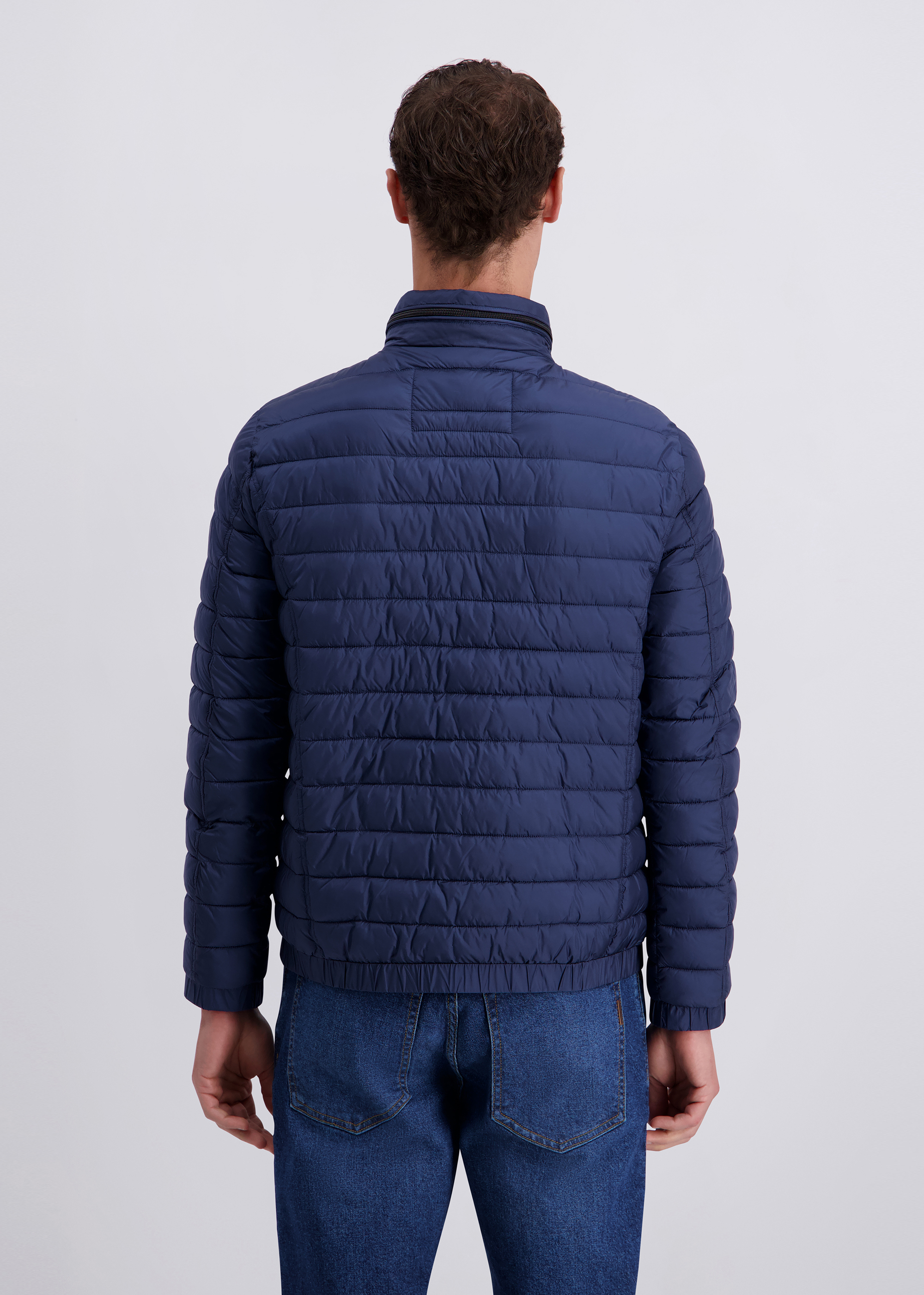 Quilted blouson with different quilting structures, Sargasso Sea Detailansicht 1